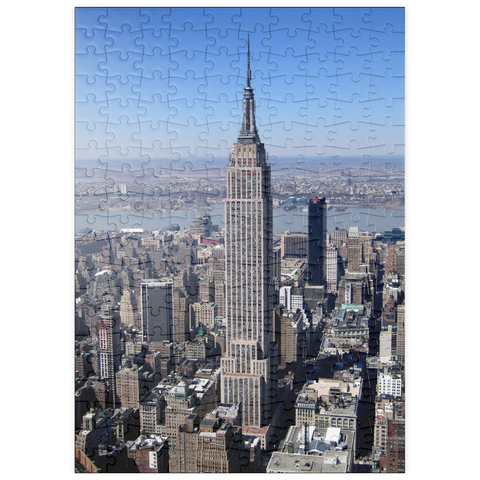 puzzleplate Empire State Building, Manhattan, New York City, New York, USA 200 Puzzle