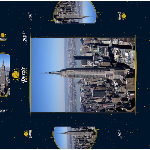 Empire State Building, Manhattan, New York City, New York, USA 200 Puzzle Schachtel 3D Modell
