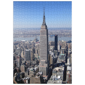 Darstellung des Puzzle Motivs Empire State Building, Manhattan, New York City - Puzzleteile: 500