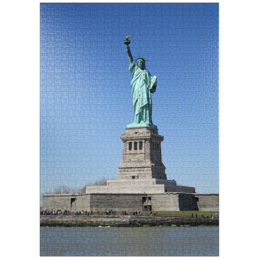 puzzleplate Freiheitsstatue, Liberty Island, New York City, New York, USA 1000 Puzzle