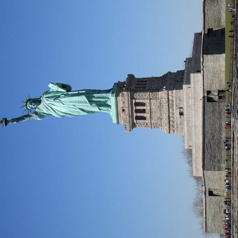 Freiheitsstatue, Liberty Island, New York City, New York, USA 100 Puzzle 3D Modell