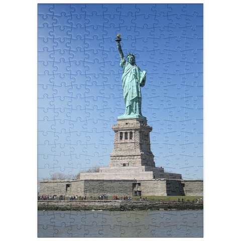 puzzleplate Freiheitsstatue, Liberty Island, New York City, New York, USA 200 Puzzle