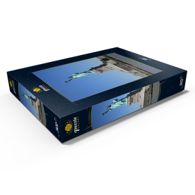 Darstellung des Puzzle Motivs Frontale Sicht auf die Freiheitsstatue, Liberty Island, New York City - Puzzleteile: 500