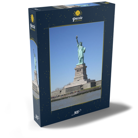 Freiheitsstatue, Liberty Island, New York City, New York, USA 500 Puzzle Schachtel Ansicht2