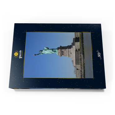 Freiheitsstatue, Liberty Island, New York City, New York, USA 500 Puzzle Schachtel Ansicht3