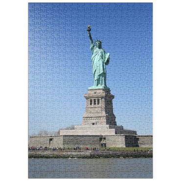 puzzleplate Freiheitsstatue, Liberty Island, New York City, New York, USA 500 Puzzle