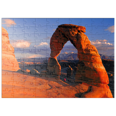 puzzleplate Delicate Arch, Arches Nationalpark, Utah, USA 100 Puzzle