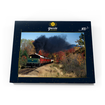 Conway Scenic Railroad, Mount Washington Valley, New Hampshire, USA 100 Puzzle Schachtel Ansicht3