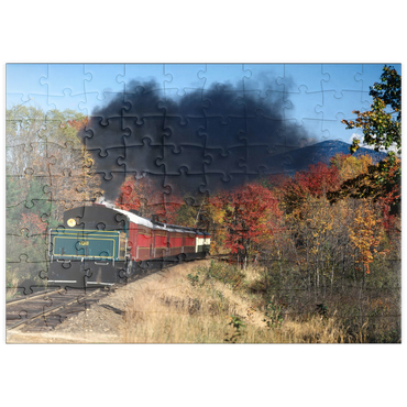 puzzleplate Conway Scenic Railroad, Mount Washington Valley, New Hampshire, USA 100 Puzzle