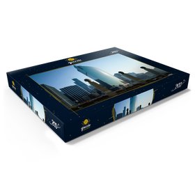 Alternative Darstellung des Puzzle-Motivs Sun Times Building und Sears Tower, Chicago, Illinois, USA – Puzzleteile: 200