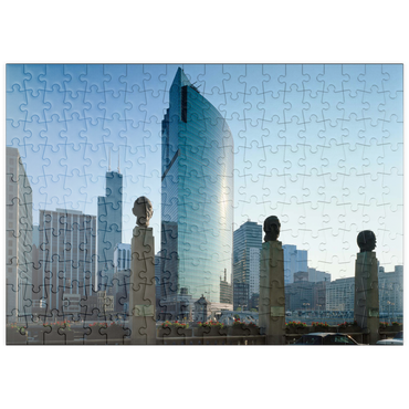 puzzleplate Sun Times Building und Sears Tower, Chicago, Illinois, USA 200 Puzzle