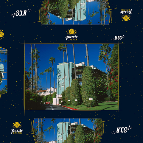 Beverly Hills Hotel in Los Angeles, Kalifornien, USA 1000 Puzzle Schachtel 3D Modell