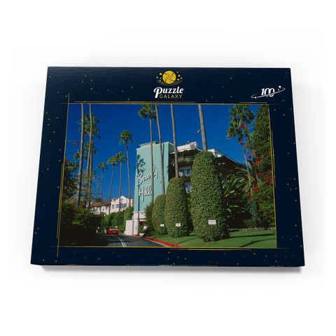 Beverly Hills Hotel in Los Angeles, Kalifornien, USA 100 Puzzle Schachtel Ansicht3