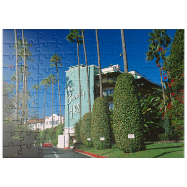 puzzleplate Beverly Hills Hotel in Los Angeles, Kalifornien, USA 100 Puzzle