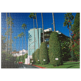 Darstellung des Puzzle-Motivs Beverly Hills Hotel in Los Angeles, Kalifornien, USA – Puzzleteile: 500