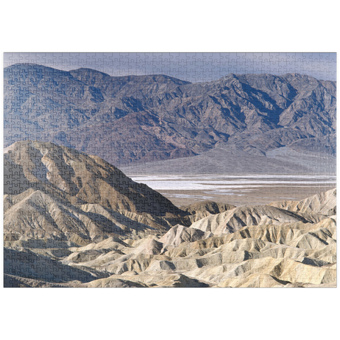 puzzleplate Zabriskie Point, Death Valley, Kalifornien, USA 1000 Puzzle