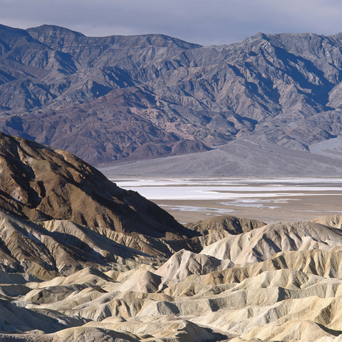 Zabriskie Point, Death Valley, Kalifornien, USA 1000 Puzzle 3D Modell