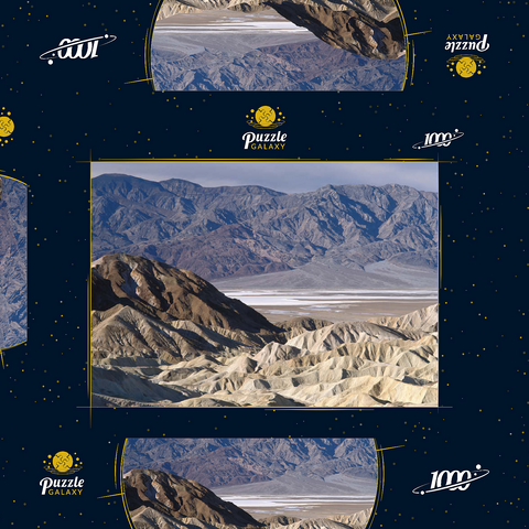 Zabriskie Point, Death Valley, Kalifornien, USA 1000 Puzzle Schachtel 3D Modell