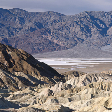 Zabriskie Point, Death Valley, Kalifornien, USA 500 Puzzle 3D Modell