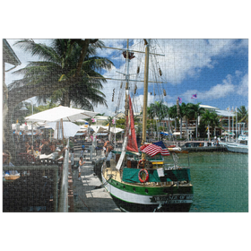 Darstellung des Puzzle-Motivs Bayside Marketplace, Miami, Florida, USA – Puzzleteile: 1000