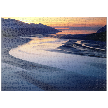 puzzleplate Turnagain Arm, Chugach-Mountains, Alaska, USA 500 Puzzle