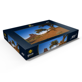 Darstellung des Puzzle Motivs Baum im Monument Valley, Navajo Tribal Park, Arizona, USA - Puzzleteile: 1000