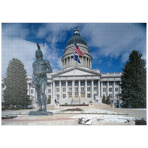 puzzleplate Capitol Dome, Salt Lake City, Utah, USA 1000 Puzzle