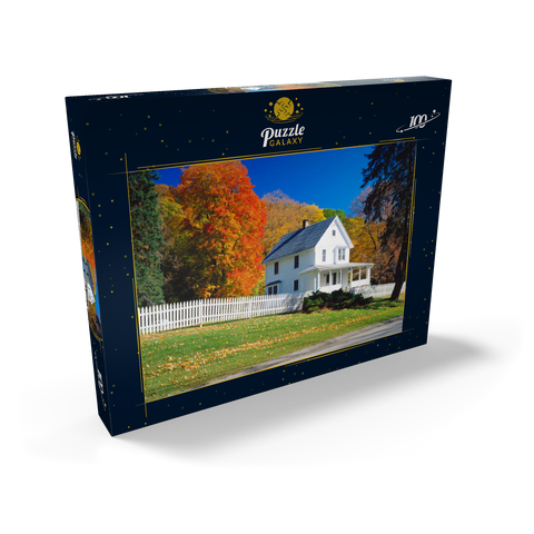 Landhaus in Warren, Connecticut, USA 100 Puzzle Schachtel Ansicht2