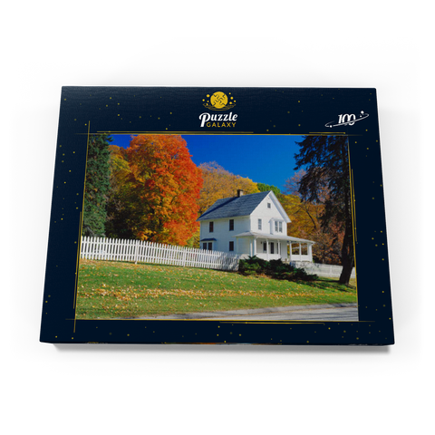 Landhaus in Warren, Connecticut, USA 100 Puzzle Schachtel Ansicht3
