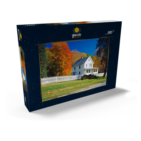 Landhaus in Warren, Connecticut, USA 500 Puzzle Schachtel Ansicht2