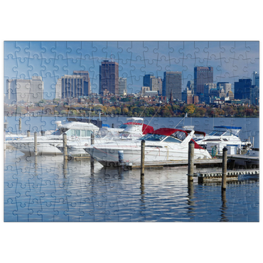 puzzleplate Charles River Basin gegen Skyline, Boston, Massachusetts, USA 200 Puzzle