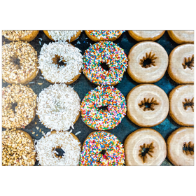 Darstellung des Puzzle Motivs Donuts Sammlung - Puzzleteile: 1000