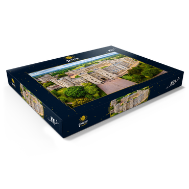 Luftbild der Burg Windsor, königlicher Wohnsitz in Windsor in der englischen Grafschaft Berkshire 100 Puzzle Schachtel Ansicht1