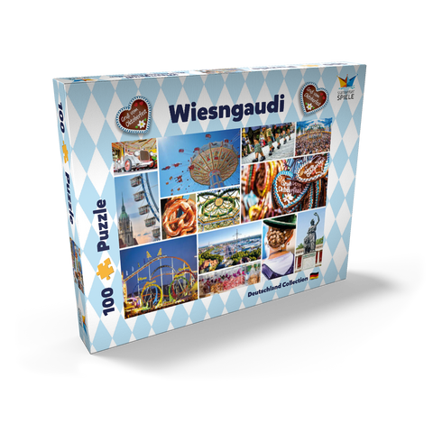 Wiesngaudi - Oktoberfest in München 100 Puzzle Schachtel Ansicht2