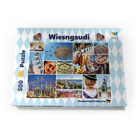 Wiesngaudi - Oktoberfest in München 500 Puzzle Schachtel Ansicht3