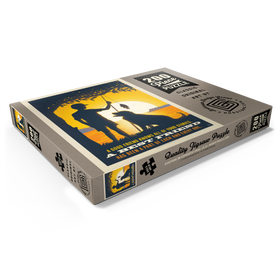 Darstellung des Puzzle Motivs Best Friends, Vintage Poster - Puzzleteile: 200