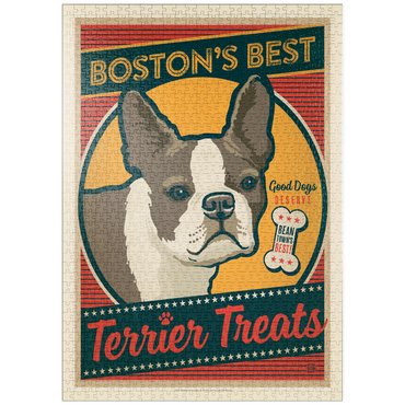 puzzleplate Boston’s Best Terrier Treats 1000 Puzzle