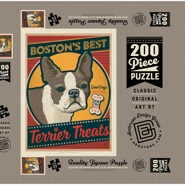 Boston’s Best Terrier Treats 200 Puzzle Schachtel 3D Modell