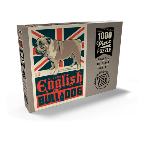 English Bulldog 1000 Puzzle Schachtel Ansicht2