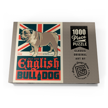 English Bulldog 1000 Puzzle Schachtel Ansicht3