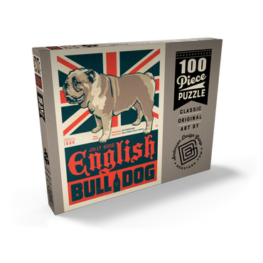 English Bulldog 100 Puzzle Schachtel Ansicht2