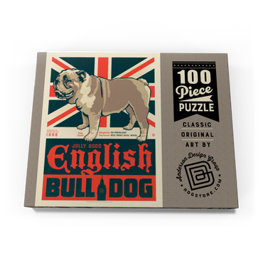English Bulldog 100 Puzzle Schachtel Ansicht3