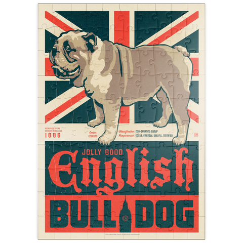 puzzleplate English Bulldog 100 Puzzle