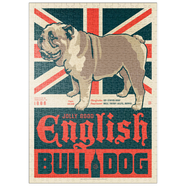 puzzleplate English Bulldog 500 Puzzle