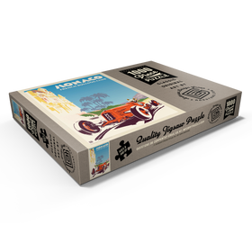 Alternative Darstellung des Puzzle-Motivs Monaco: French Bulldog Club, Vintage Poster – Puzzleteile: 1000