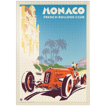 puzzleplate Monaco: French Bulldog Club 1000 Puzzle