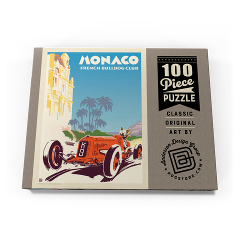 Monaco: French Bulldog Club 100 Puzzle Schachtel Ansicht3