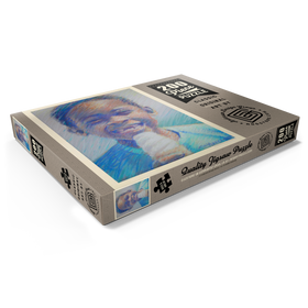 Darstellung des Puzzle Motivs Pastell-Zeichnung: Ice Cream Kid - Puzzleteile: 200