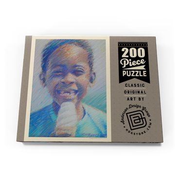 Pastel Drawing: Ice Cream Kid 200 Puzzle Schachtel Ansicht3