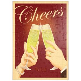 Darstellung des Puzzle Motivs Prost auf uns! Vintage, Poster - Puzzleteile: 100